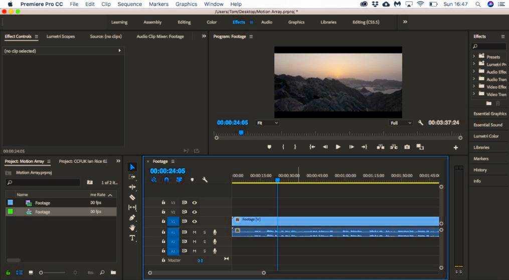 en iyi video edit programı premier pro clip