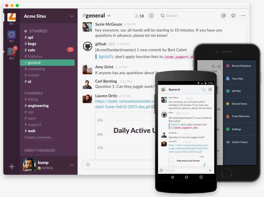 slack uygulaması