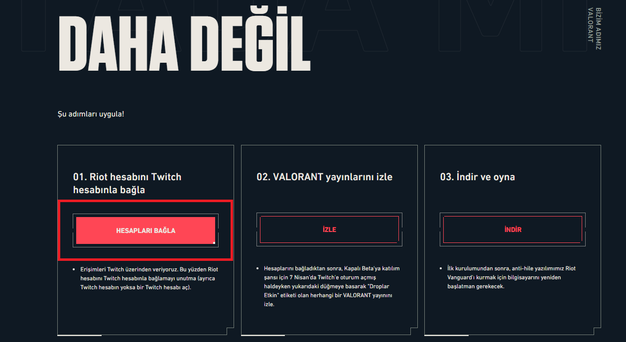 valorant twitch hesabını bağlama